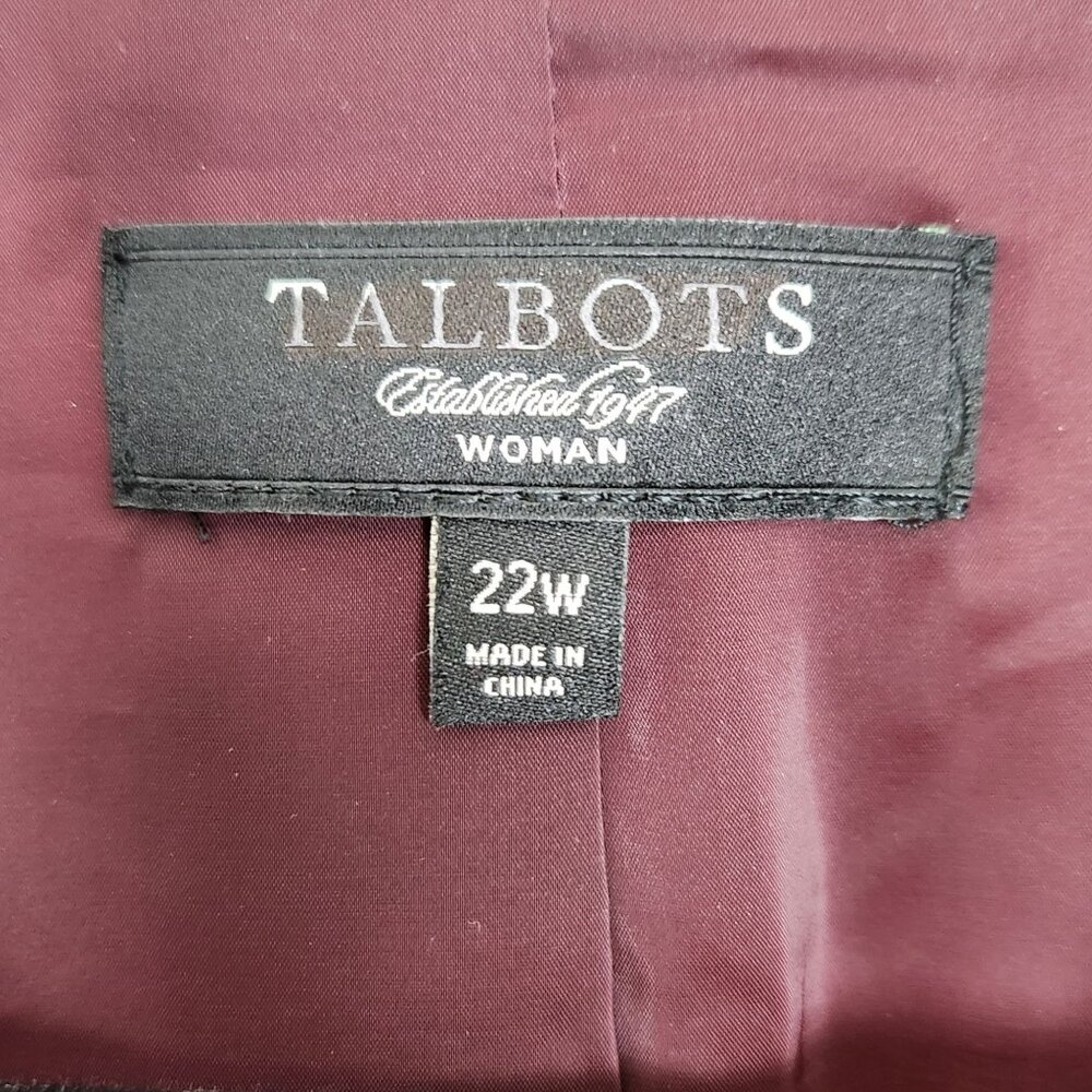 Talbots Woman Red Corduroy Blazer, Size 22W, Washable, Preppy, Business Casual - Picture 2 of 8